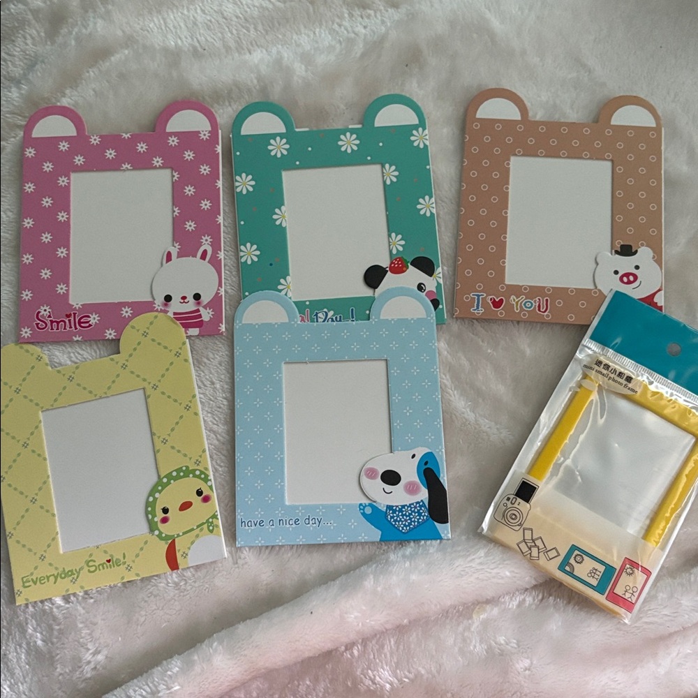 Cute Themed Polaroid Photo Frames Set